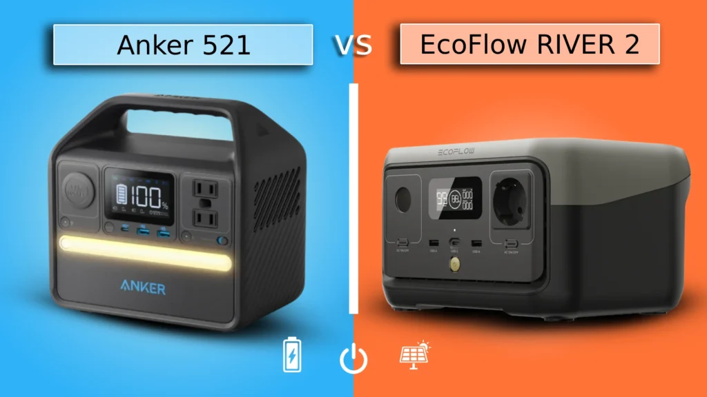 Anker 521 vs EcoFlow RIVER 2